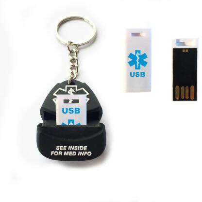 Responder Keychain USB Medical Alert ID - The Useless Pancreas