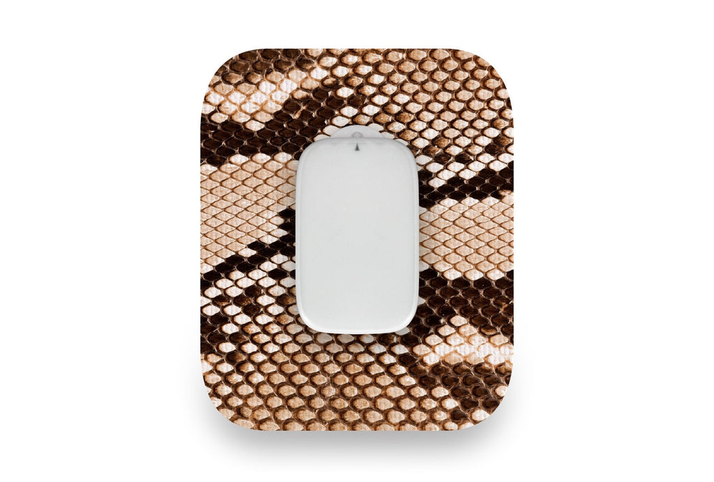 Snake Print patch for Medtrum CGM diabetes CGMs and insulin pumps