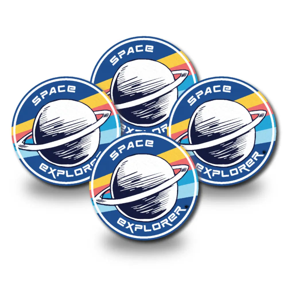 Space Explorer - Libre 3 4-Pack (Set of 4 Patches)
