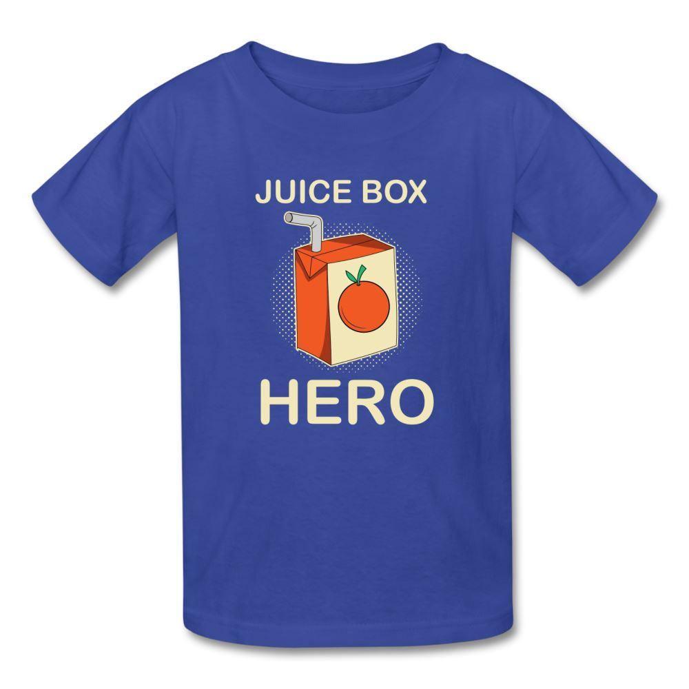 Juice Box Hero Diabetic Humor Kids Softstyle Premium T-Shirt - royal blue