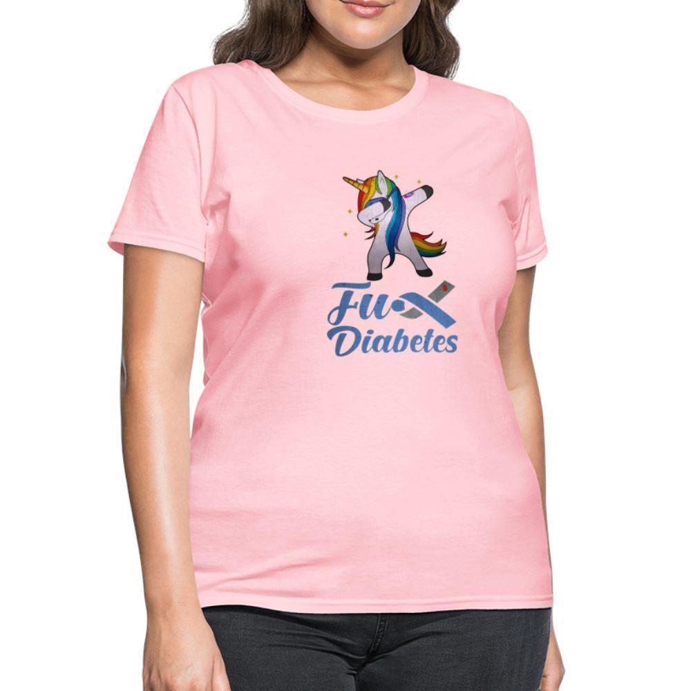 Ladies Fu** Diabetes Humor Premium Women's T-Shirt - pink