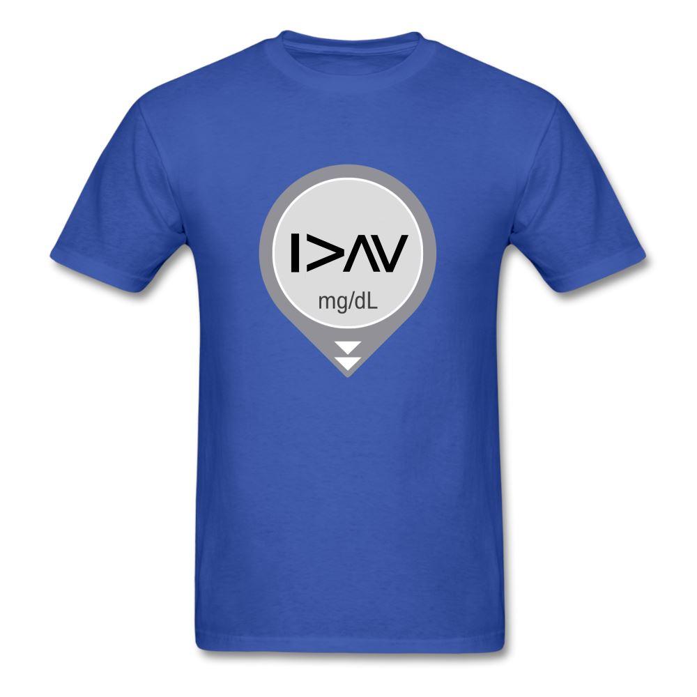 More Than Just Highs & Lows : T1D Awareness Unisex Classic T-Shirt | Fruit of the Loom 3930 SPOD royal blue S 