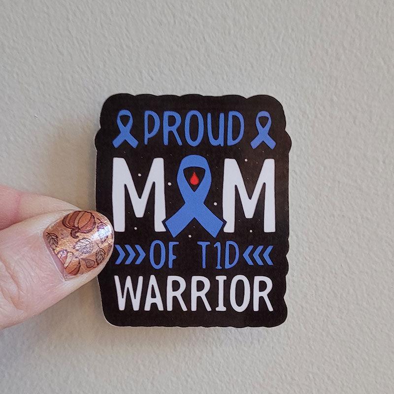 Proud mom of a T1D Warrior Sticker - The Useless Pancreas