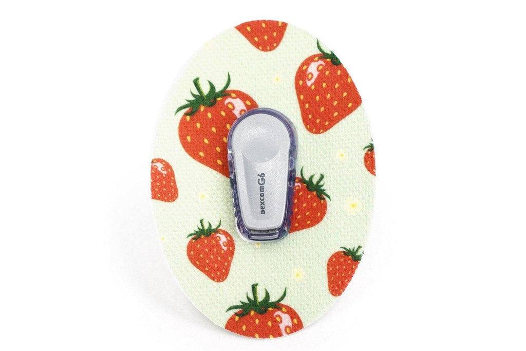 Strawberry Delight Patch - Type One Style - CGM Patch