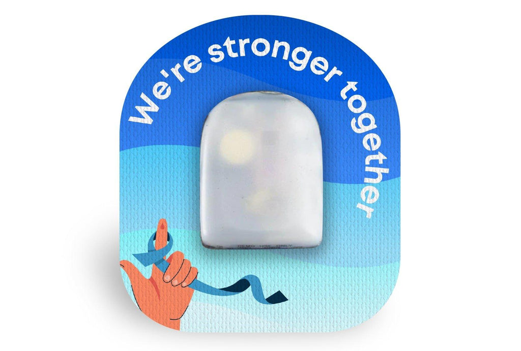 Stronger Together Patch - Omnipod for Single diabetes CGMs and insulin pumps