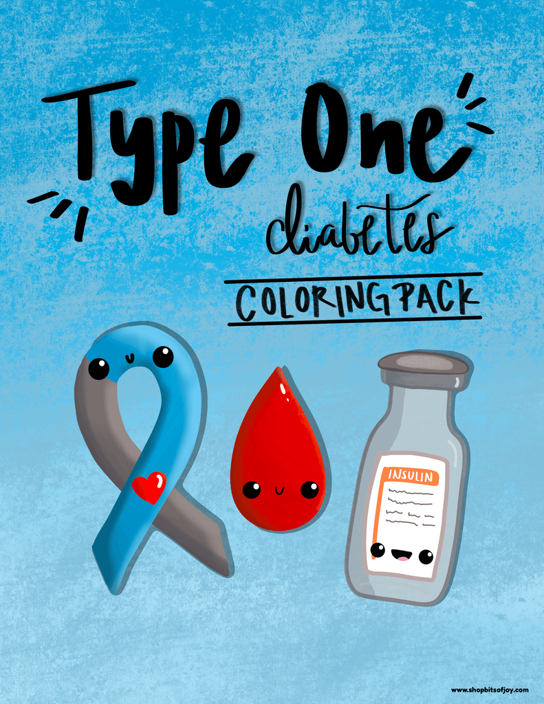 Type One Diabetes Coloring Pack-DIGITAL PRODUCT - The Useless Pancreas