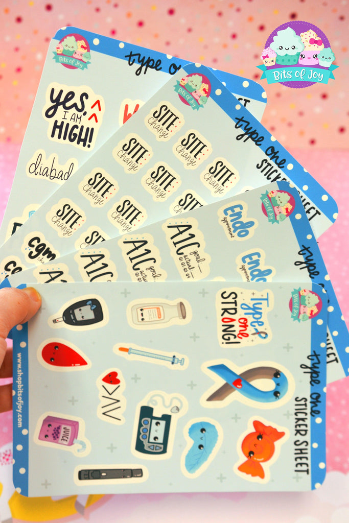 Type One Diabetes Sticker Bundle - The Useless Pancreas