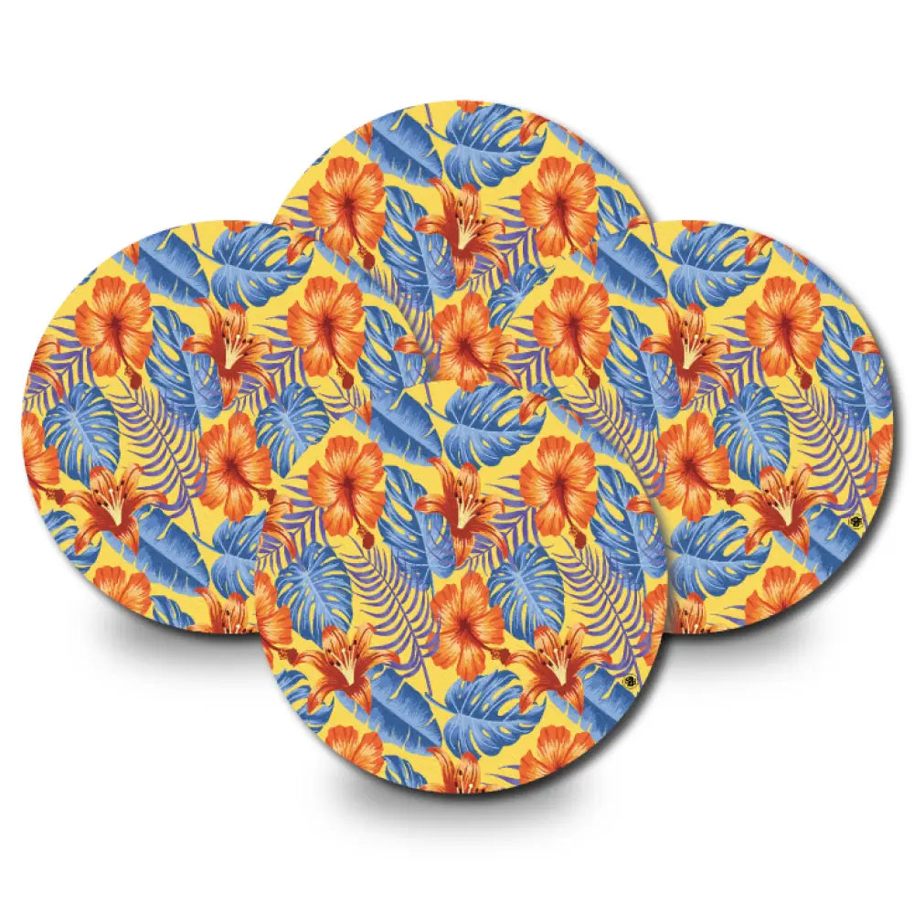 Tropical Floral - Libre 2 Cover-up 4-Pack (Set of 4 Patches) / Freestyle