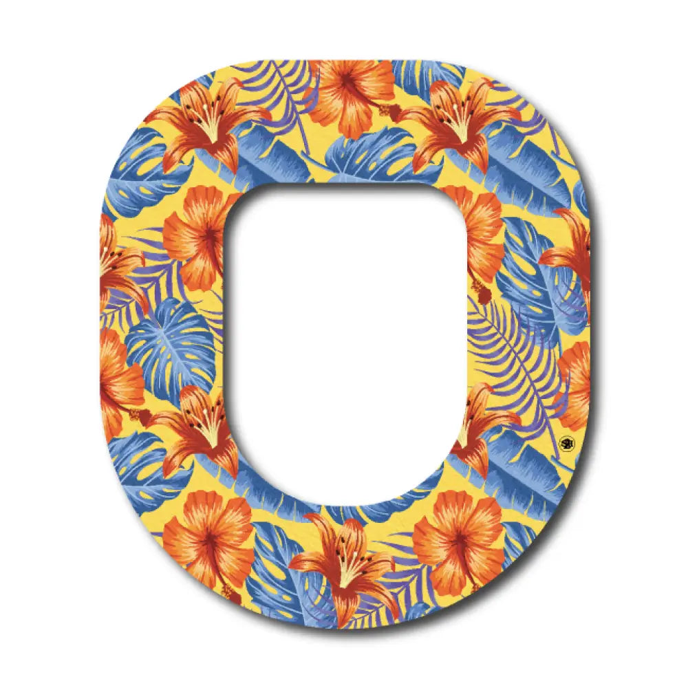 Tropical Floral - Omnipod Single Patch