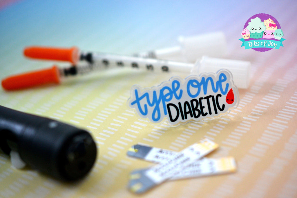 Type One Diabetic Medical Alert Acrylic Pin - The Useless Pancreas