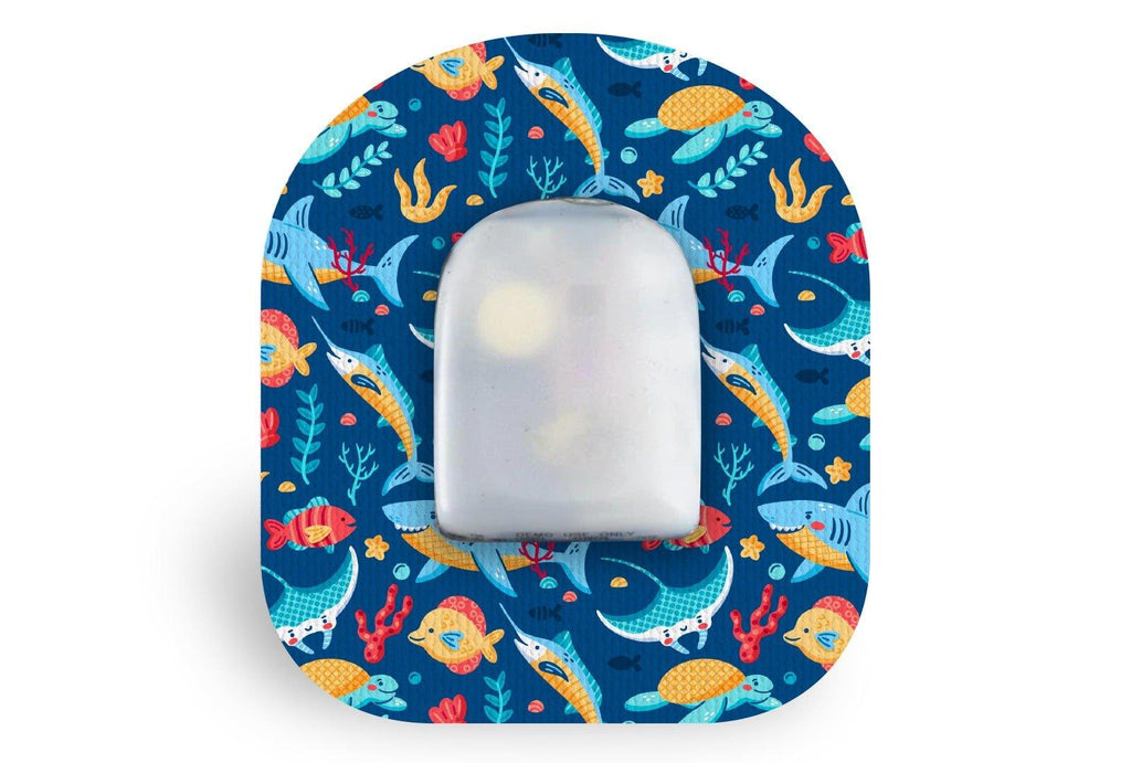 Under The Sea Patch - Omnipod for Single diabetes CGMs and insulin pumps