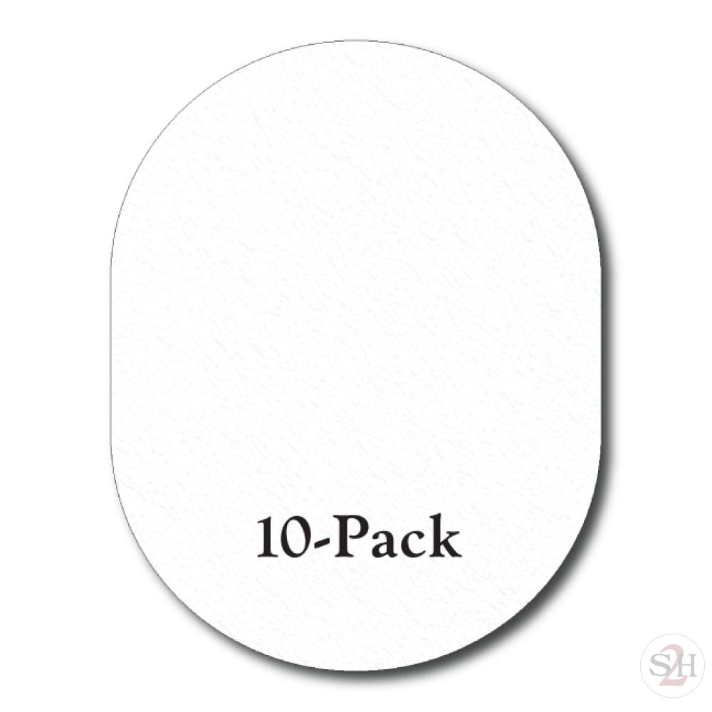 White Overlay Patch - Guardian 10-Pack