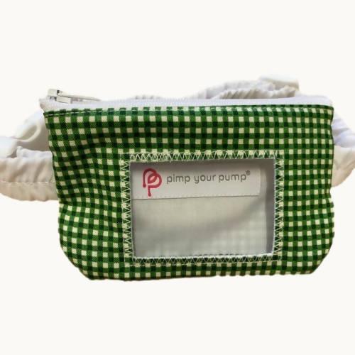 School Uniform Pump Pouch by Pimp Your Pump - Gingham with Vinyl Screen - The Useless Pancreas