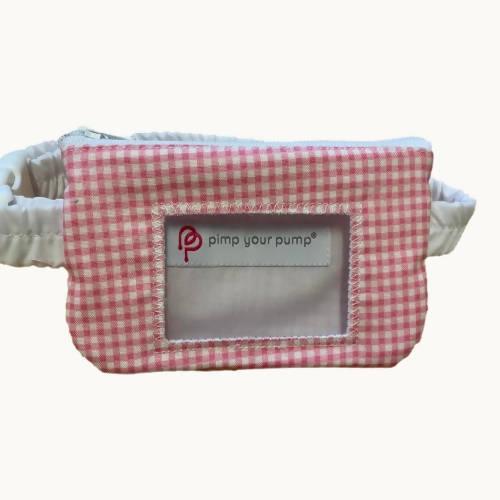 School Uniform Pump Pouch by Pimp Your Pump - Gingham with Vinyl Screen - The Useless Pancreas
