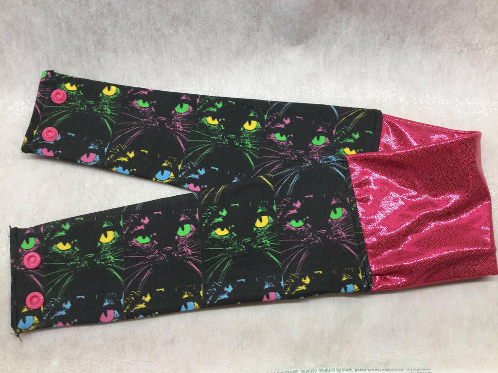 Hot pink Cat insulin pump band by DazzlingPumpPouches - The Useless Pancreas